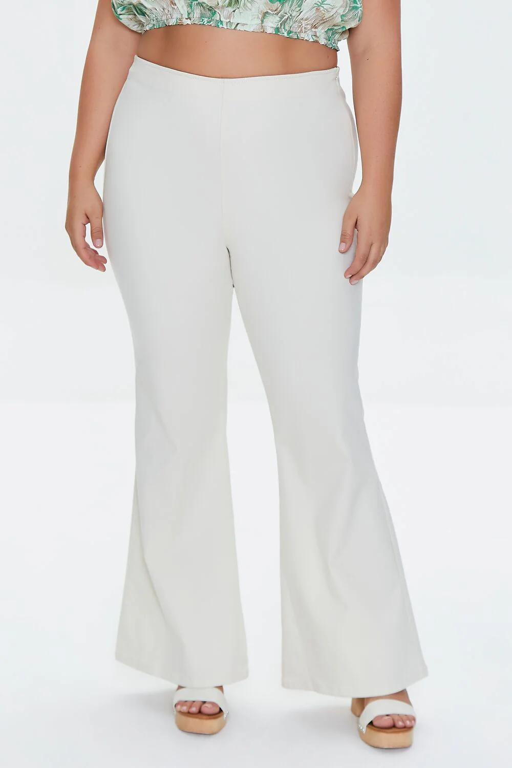 Plus Size High-Rise Flare Pants - Image 2