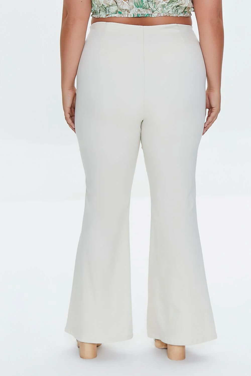 Plus Size High-Rise Flare Pants - Image 4