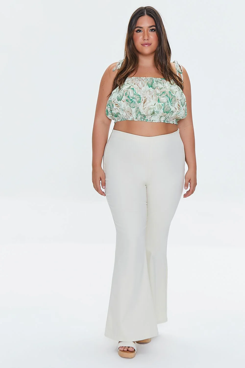 Plus Size High-Rise Flare Pants - Image 5