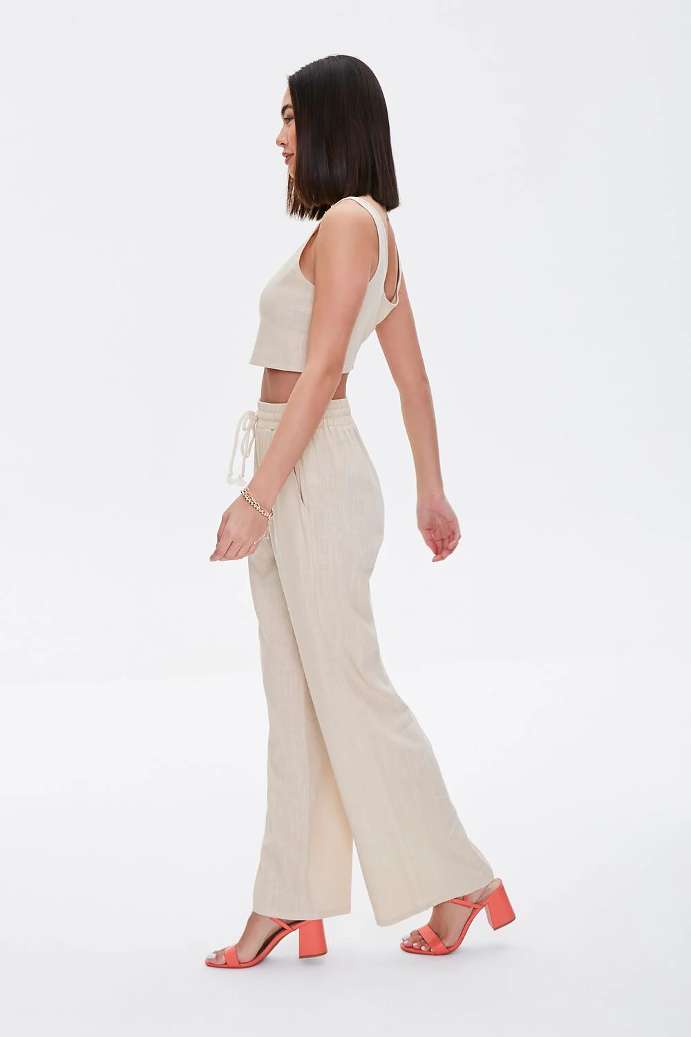 Crop Top & Pants Set - Image 2