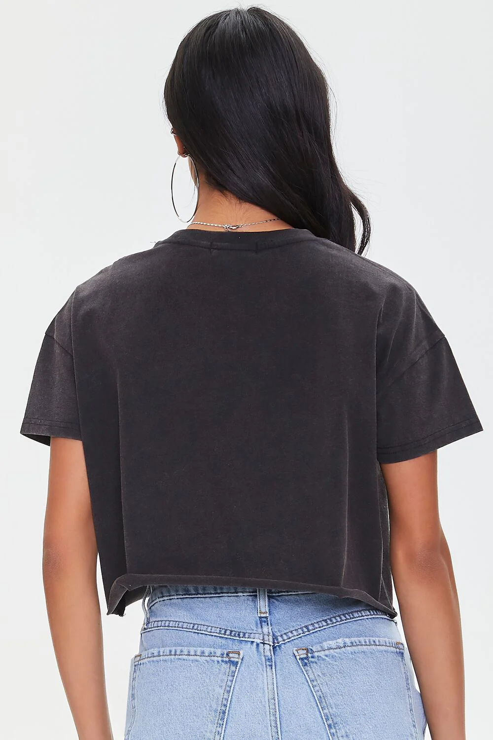 Cutout Chain Cropped Tee - Image 3