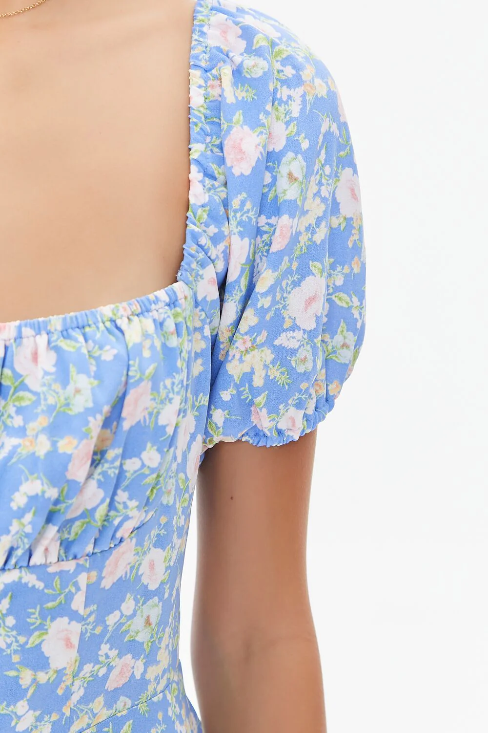 Floral Print Midi Dress - Image 10