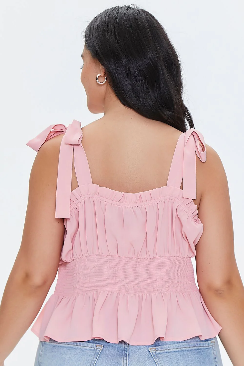 Plus Size Tie-Strap Top - Image 3