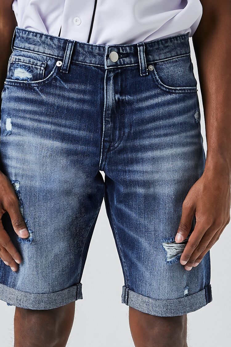 Cotton Denim Shorts - Image 6