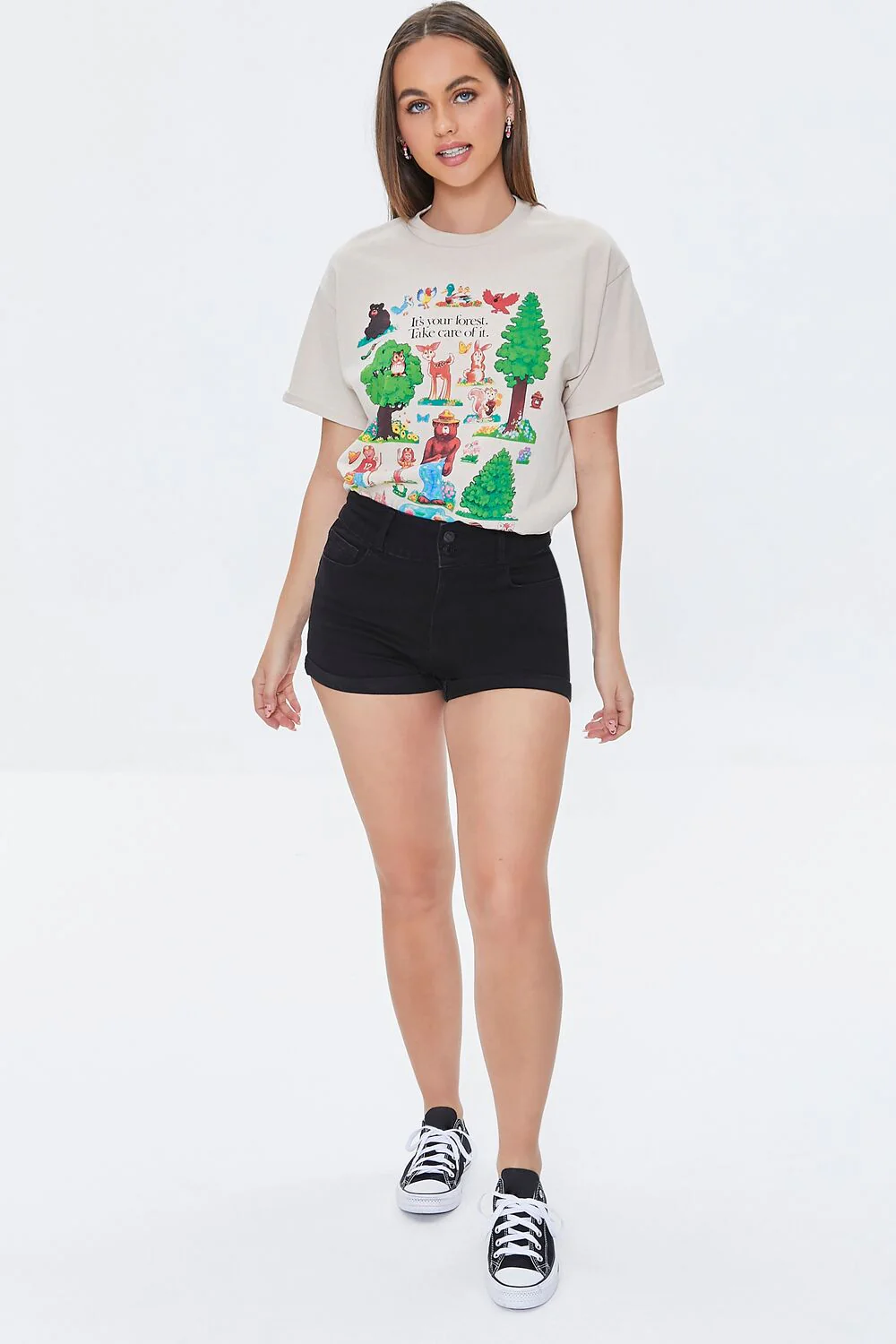 Uplyfter High-Rise Denim Shorts - Image 5