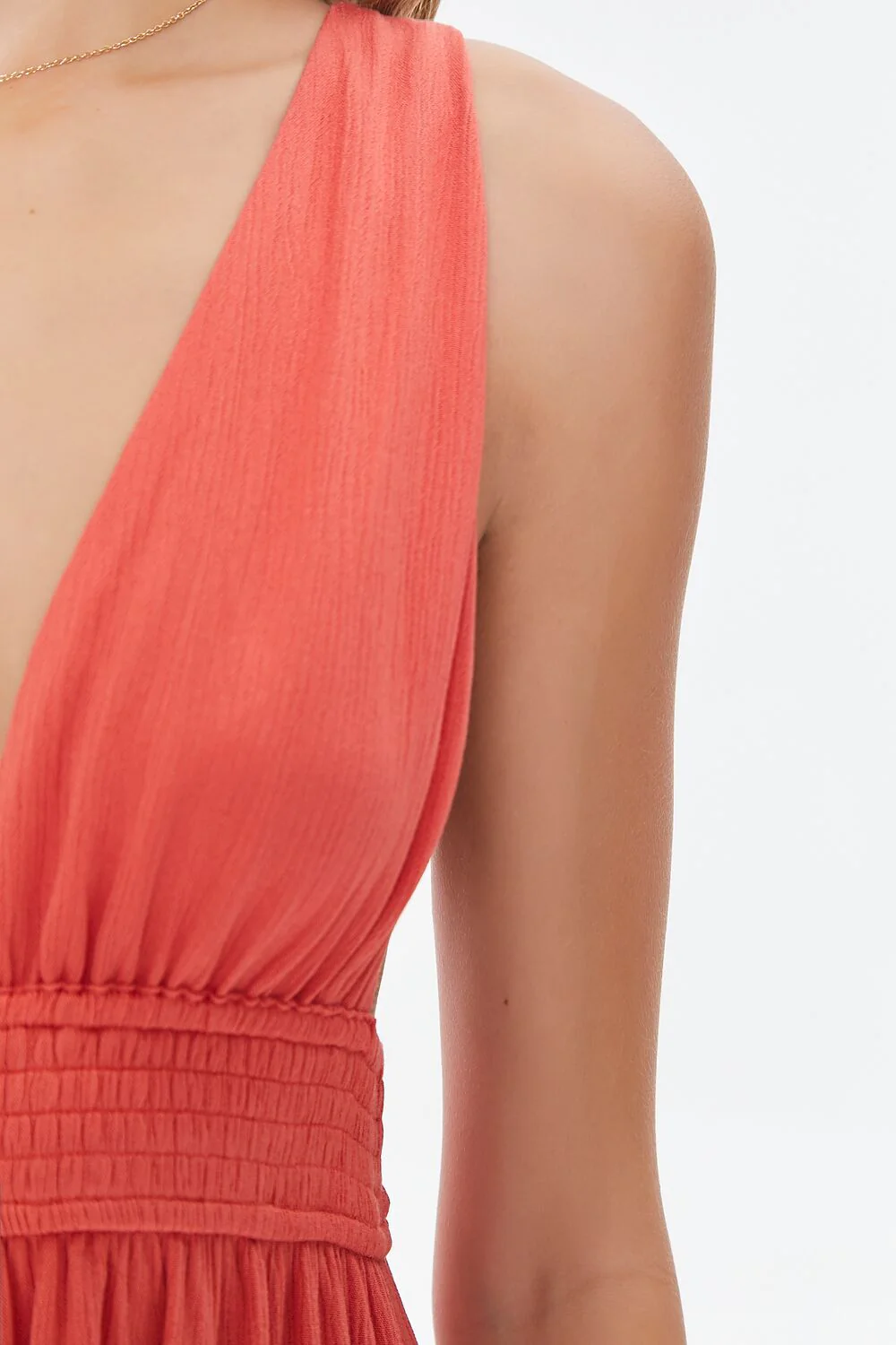 Plunging Slit Maxi Dress - Image 5