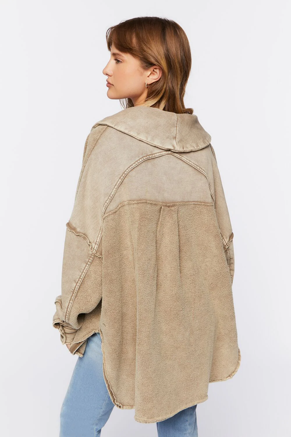 French Terry High-Low Jacket - Image 3