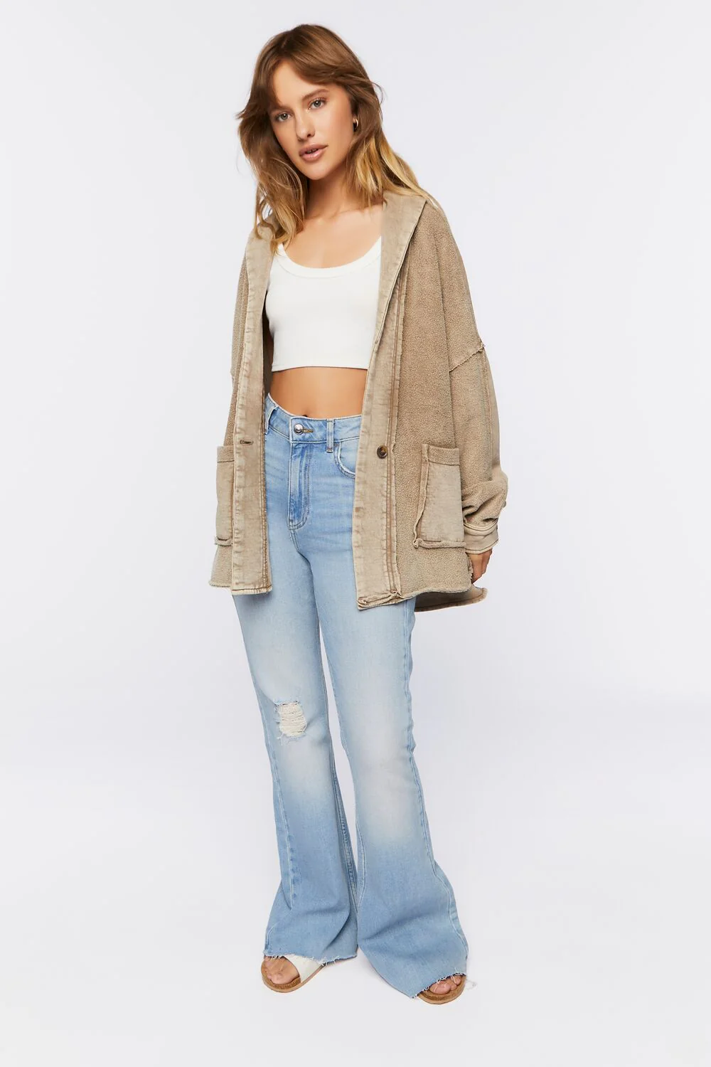 French Terry High-Low Jacket - Image 4