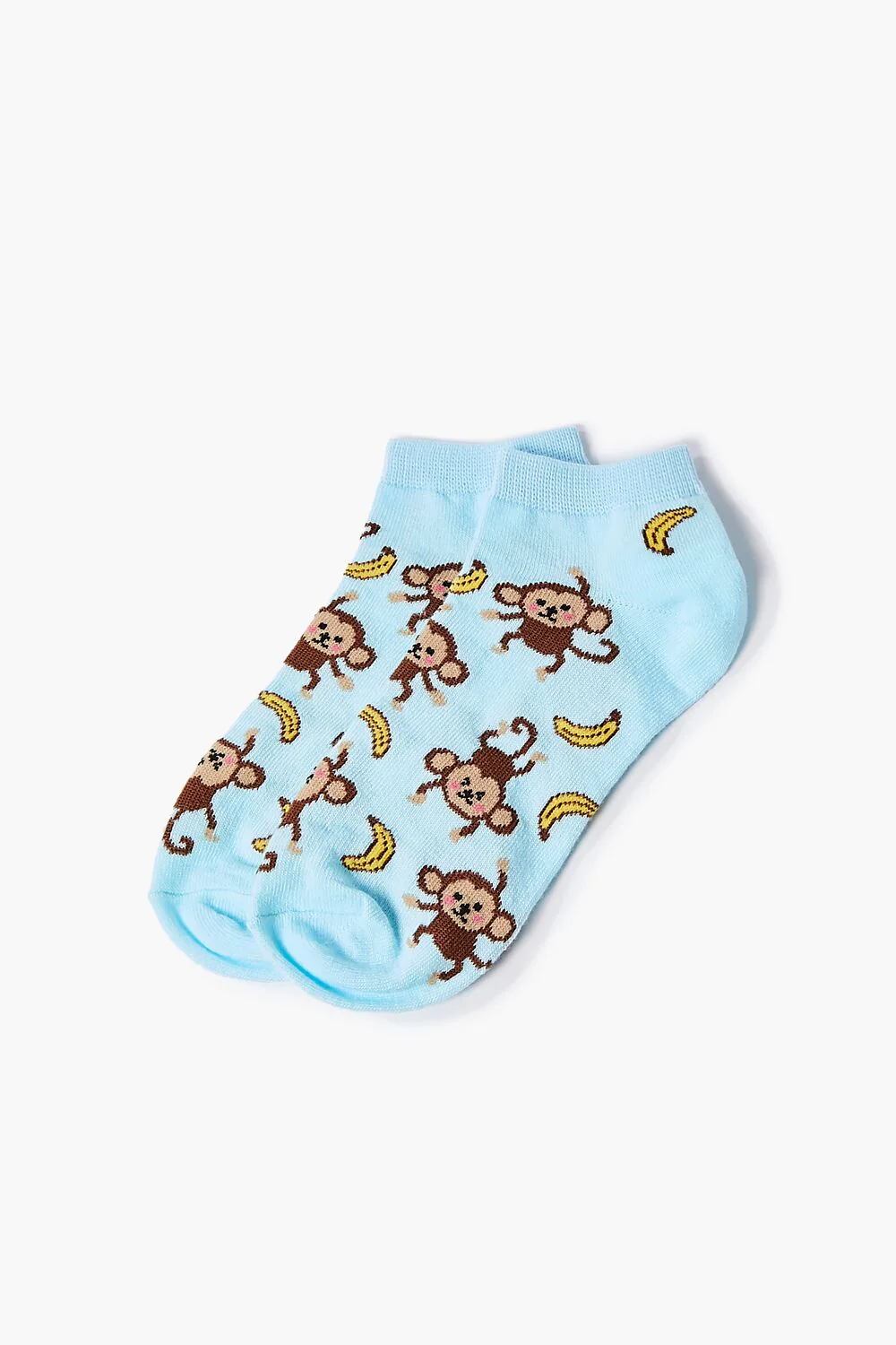 Monkey Print Ankle Socks - Image 2