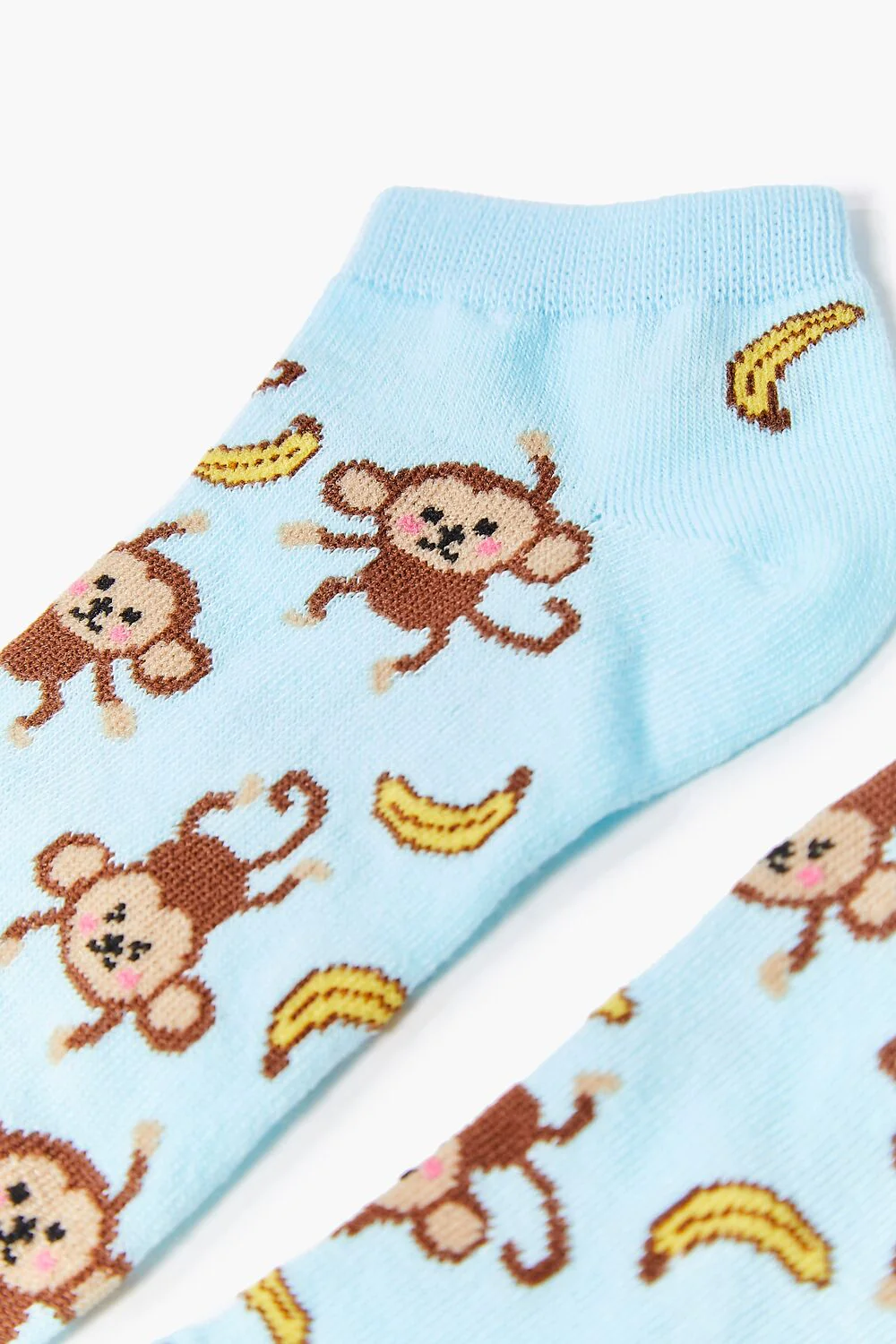Monkey Print Ankle Socks - Image 3