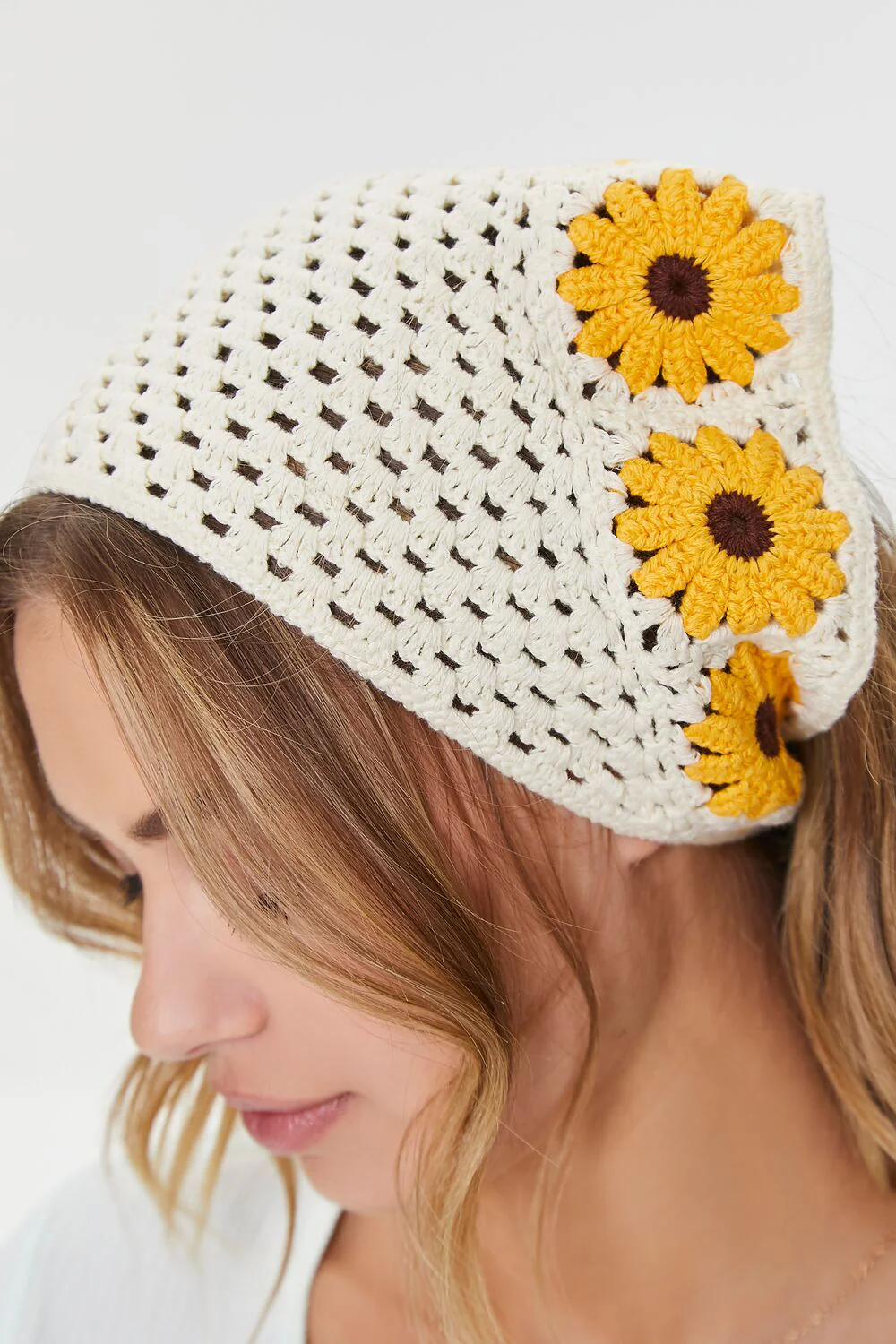 Floral Crochet Headwrap - Image 3