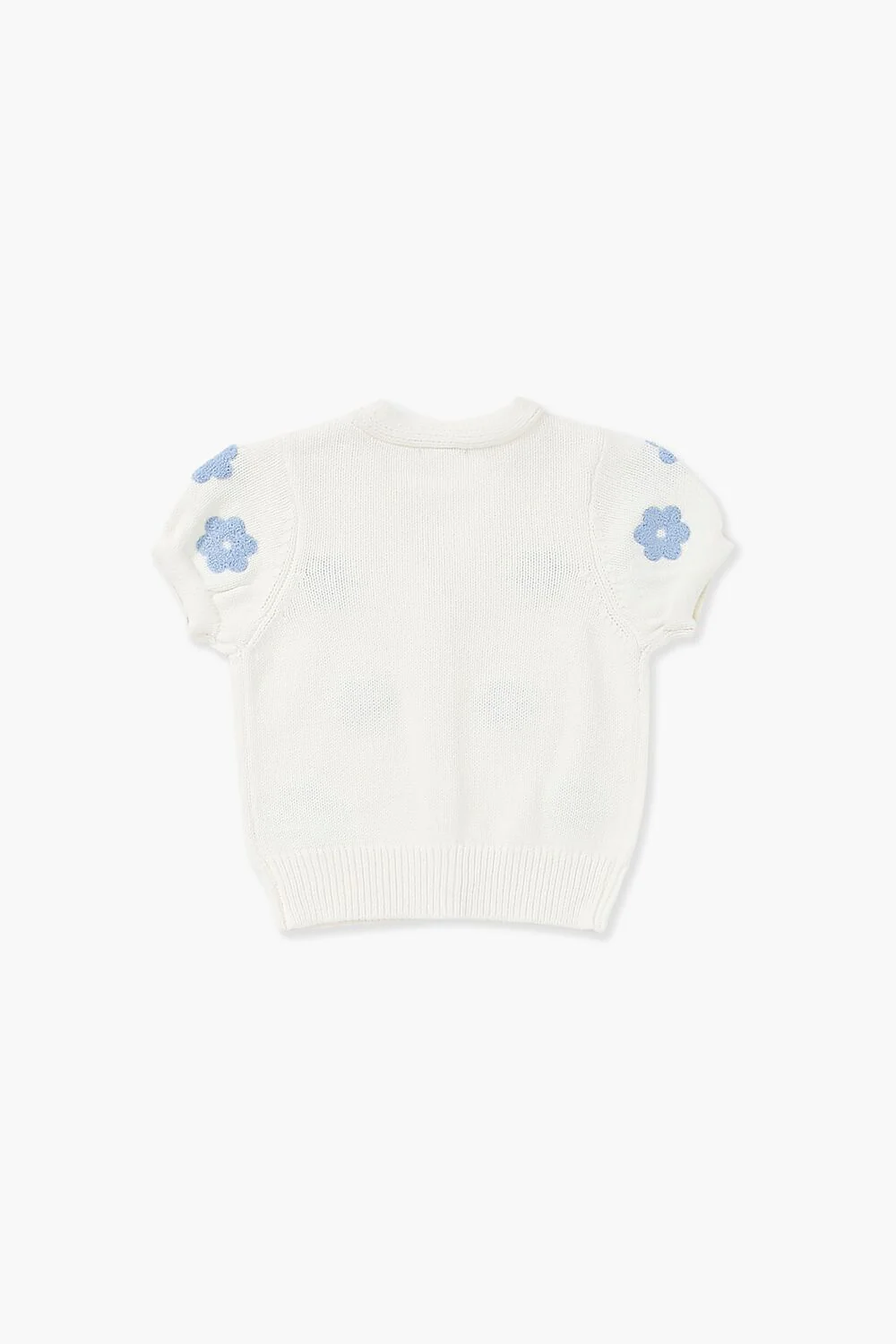 Girls Floral Cardigan Sweater (Kids) - Image 2