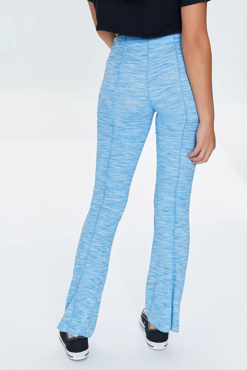 Ribbed Knit Space-Dye Pants - Image 4