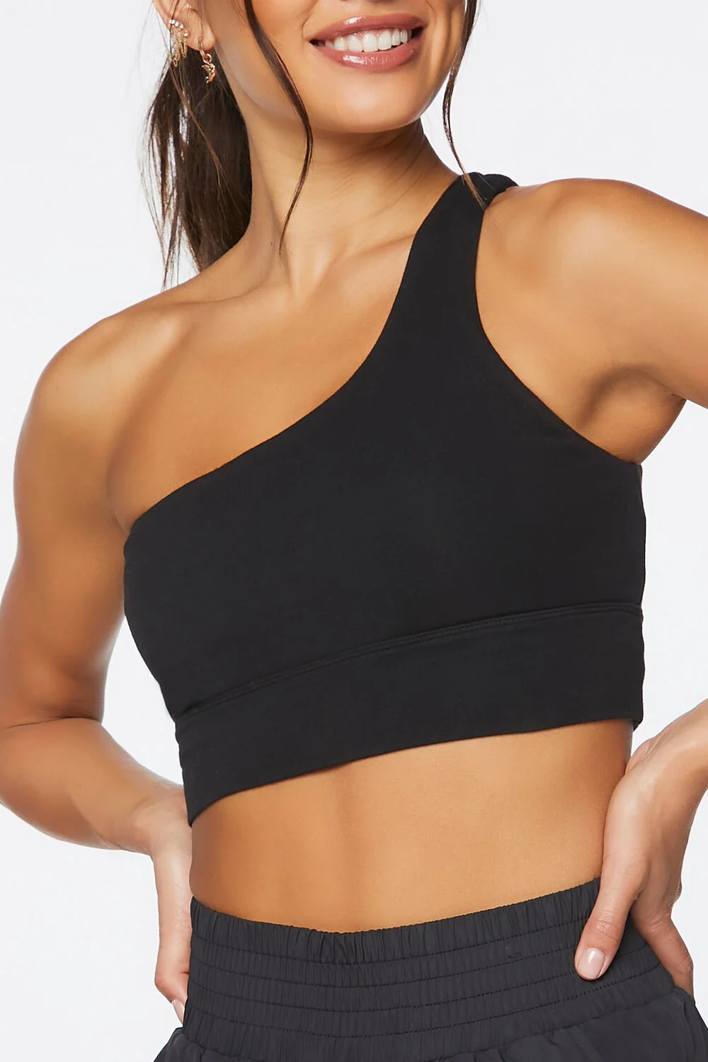 One-Shoulder Longline Sports Bra - Image 5