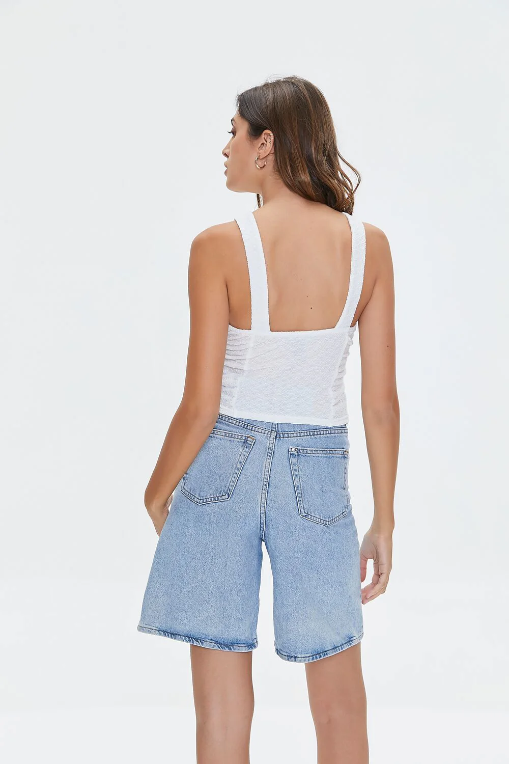 V-Strap Cutout Crop Top - Image 3