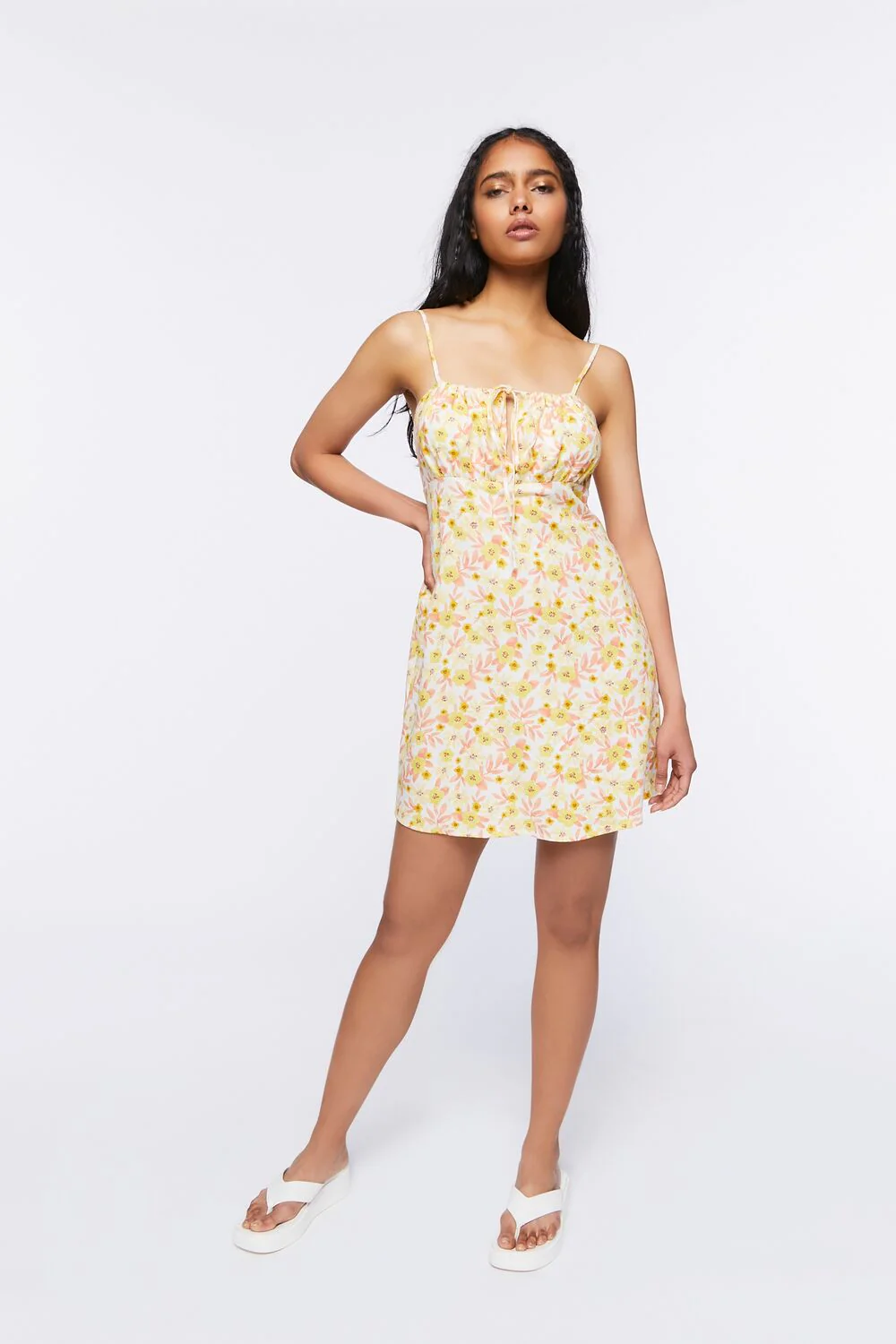 Floral Print Cami Mini Dress - Image 4