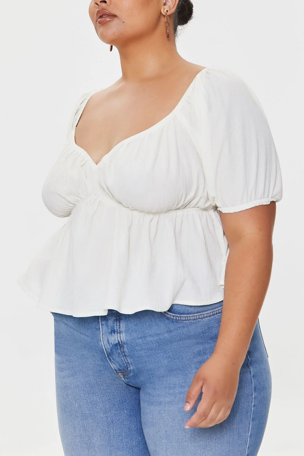 Plus Size Flounce-Hem Top - Image 5
