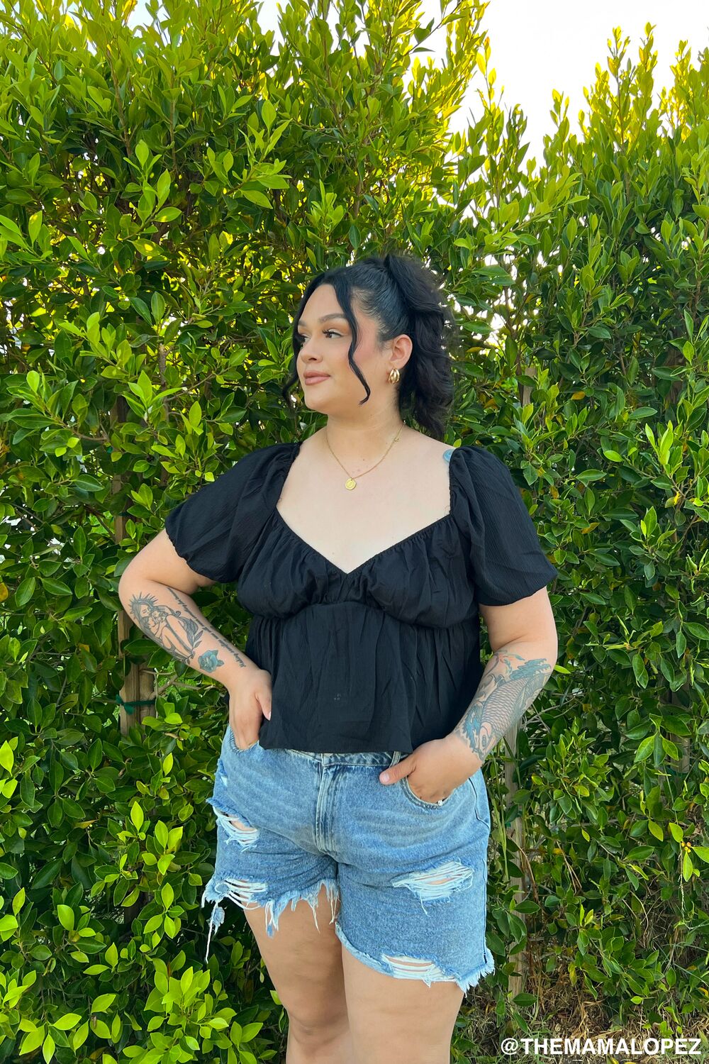 Plus Size Flounce-Hem Top - Image 6