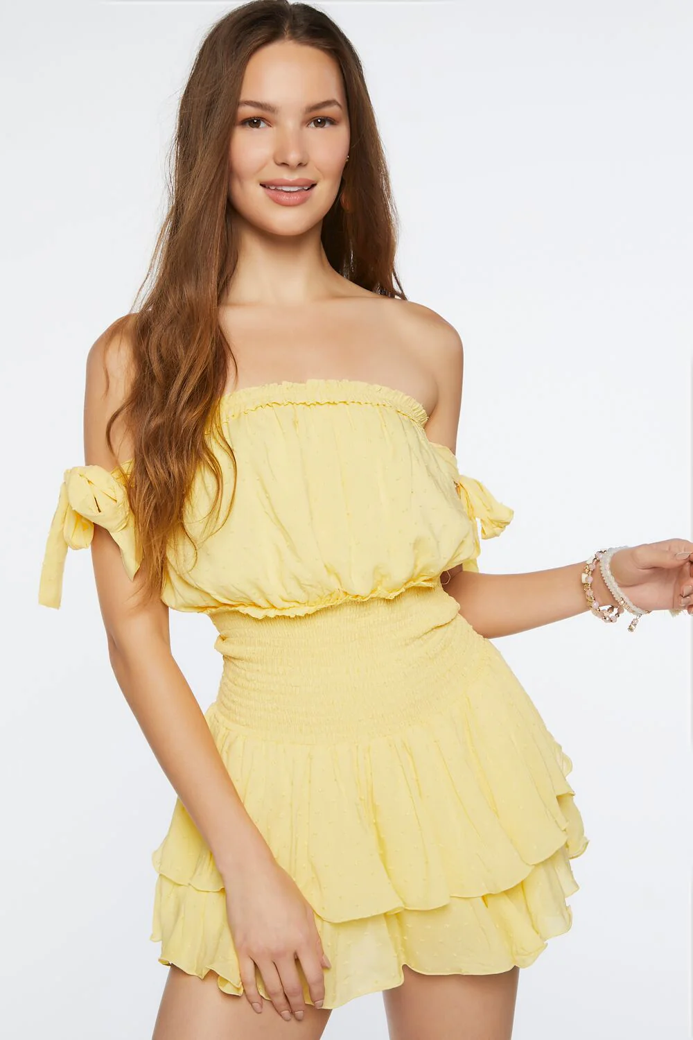 Swiss Dot Skort Romper - Image 6
