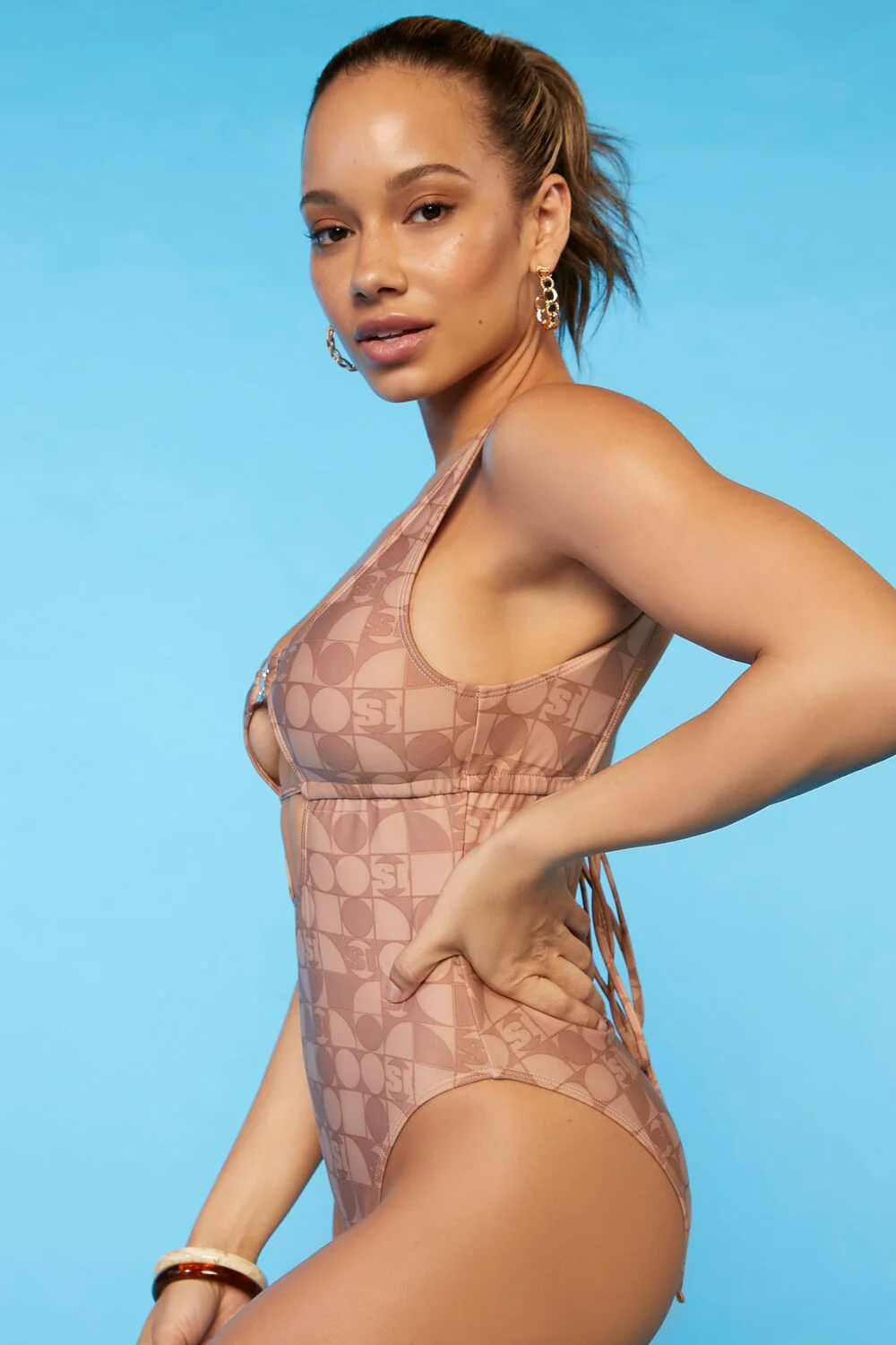 Sports Illustrated Geo Print One-Piece Swimsuit - Image 2