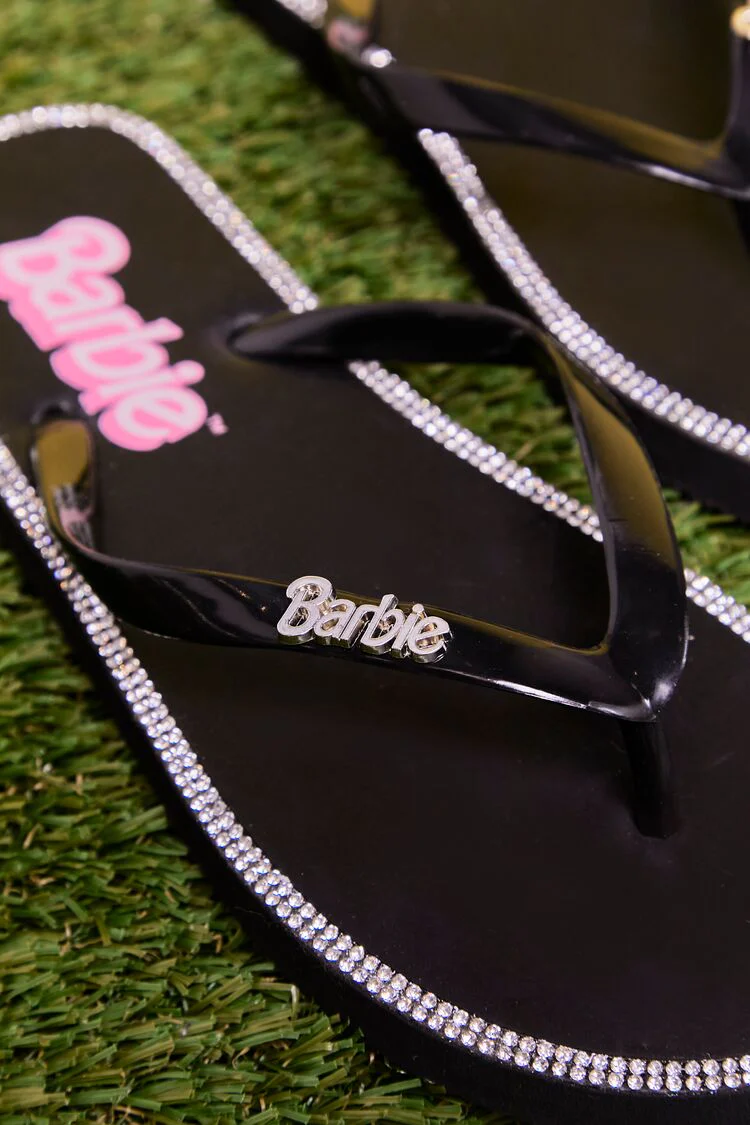 Barbie™ Rhinestone Flip Flops - Image 5