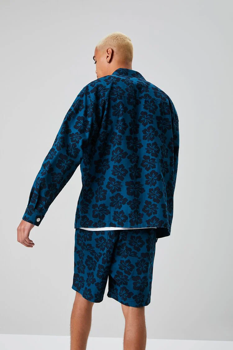 Tropical Floral Print Jacket - Image 3