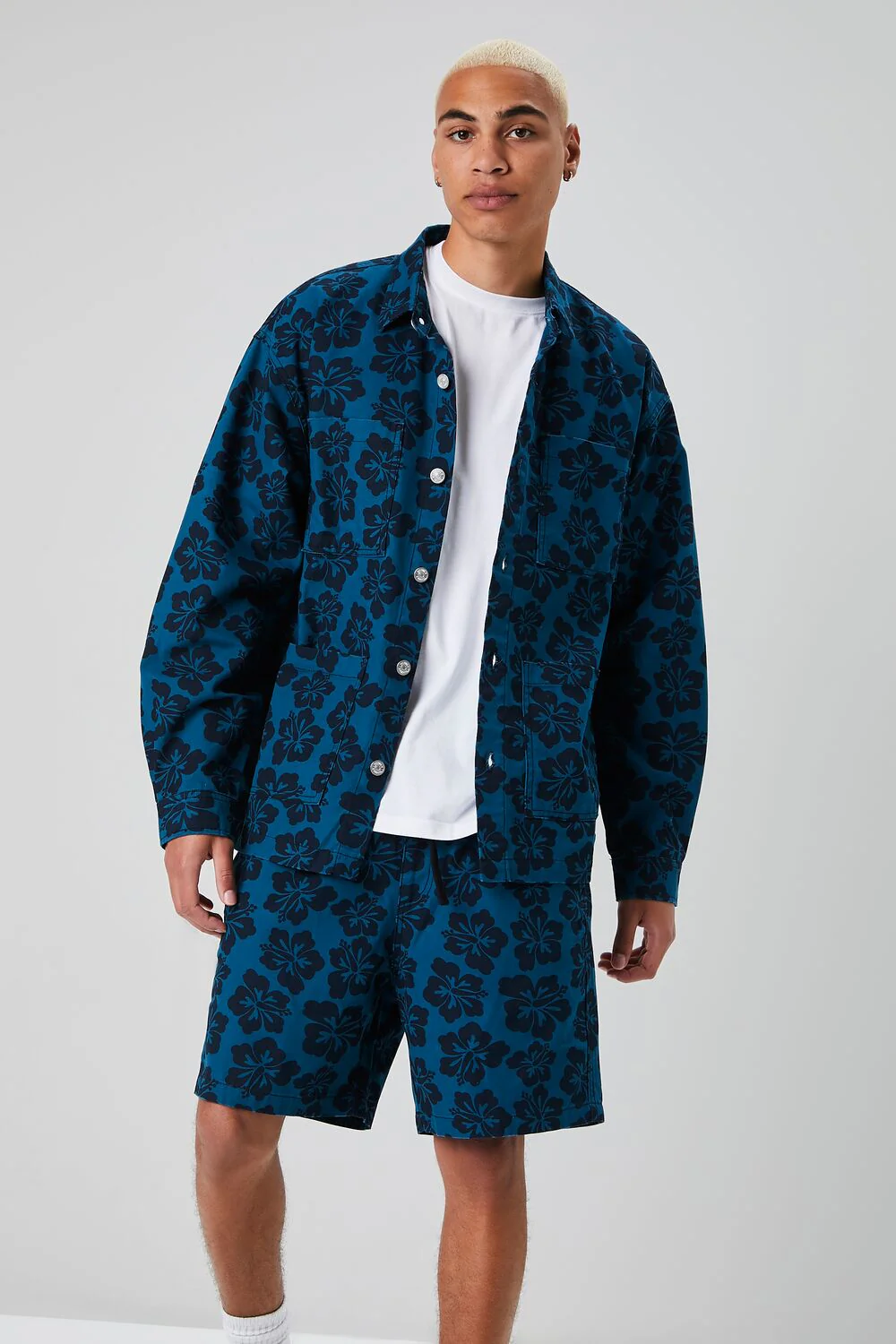 Tropical Floral Print Jacket - Image 6