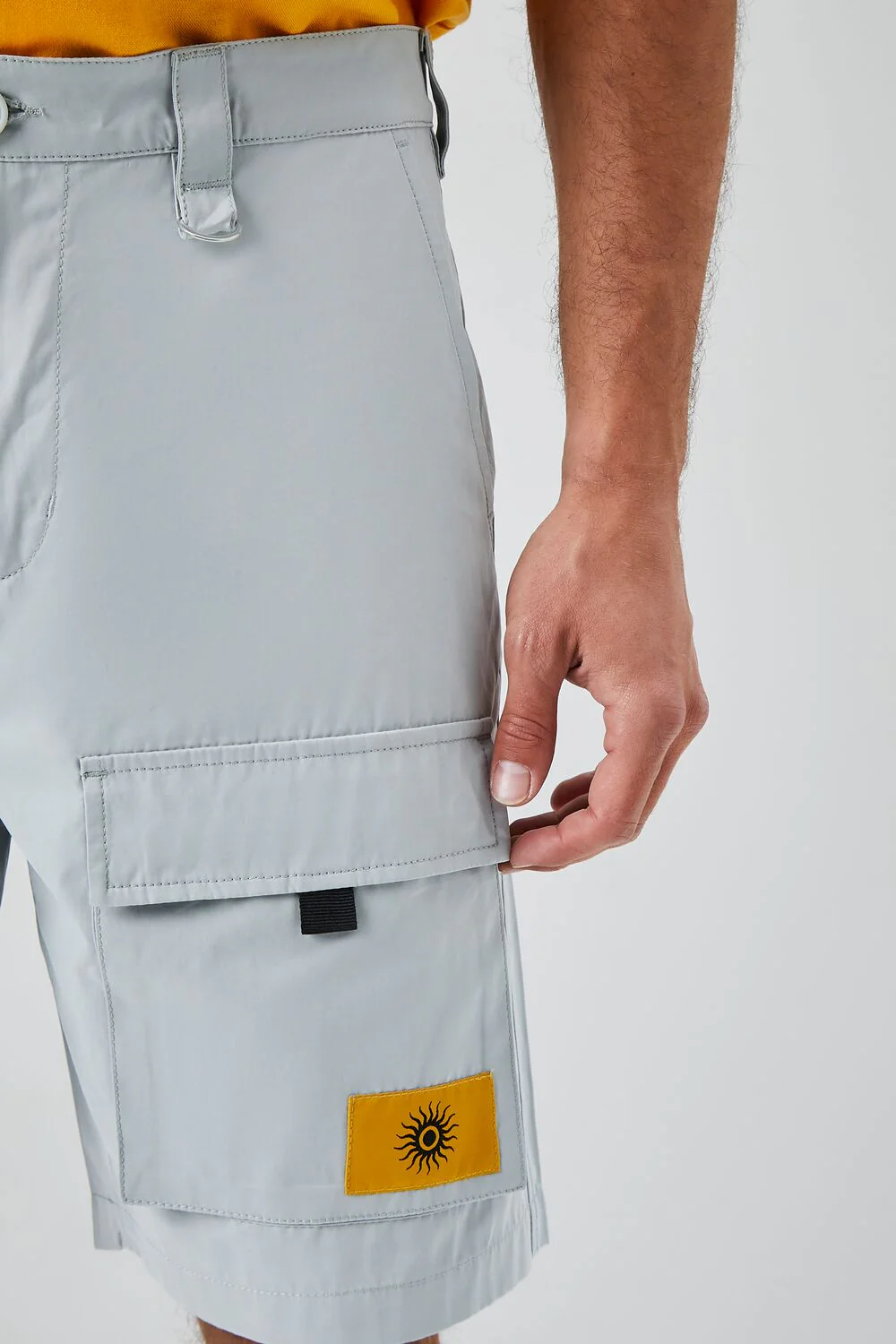 Sun Patch Graphic Cargo Shorts - Image 12