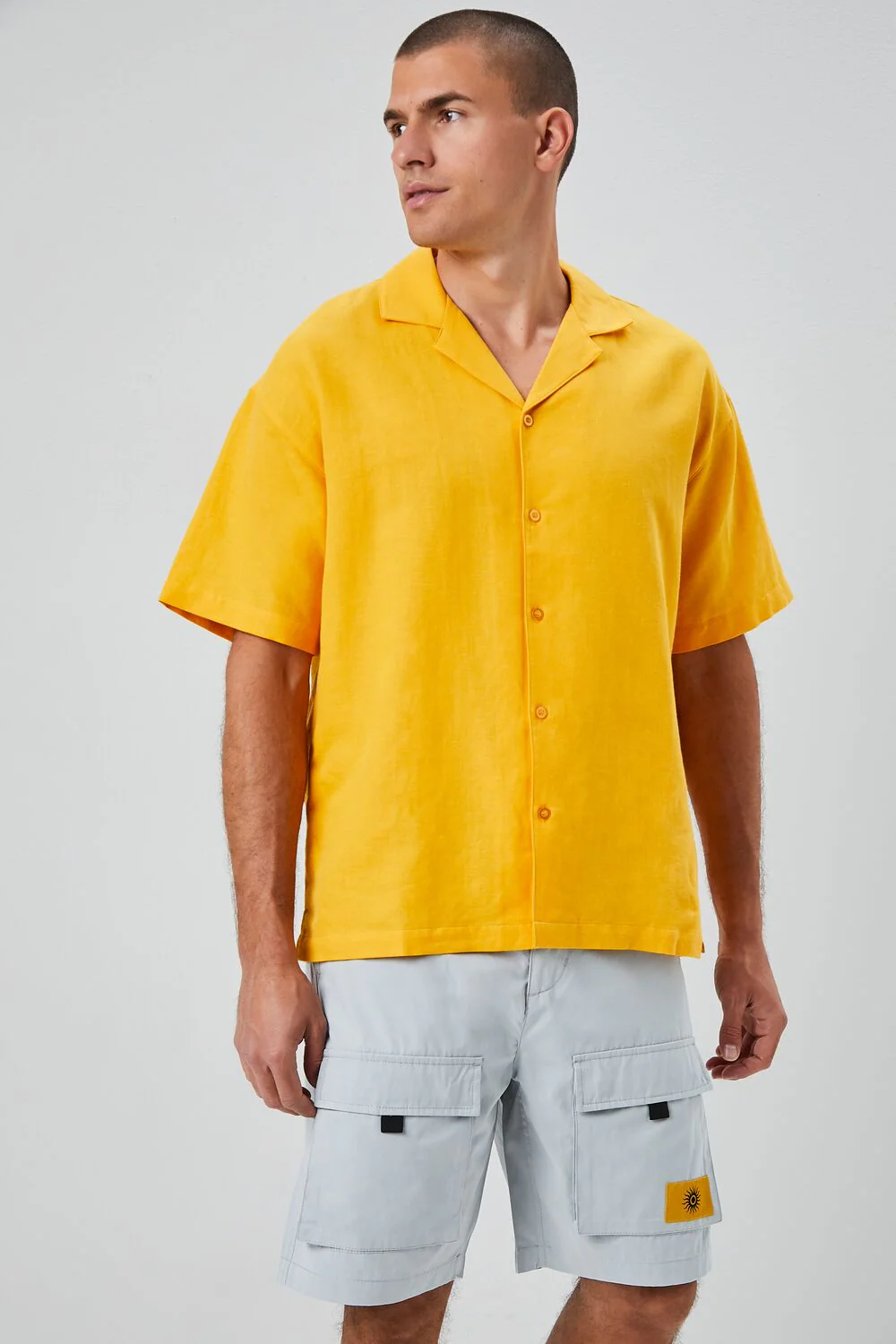 Sun Patch Graphic Cargo Shorts - Image 7