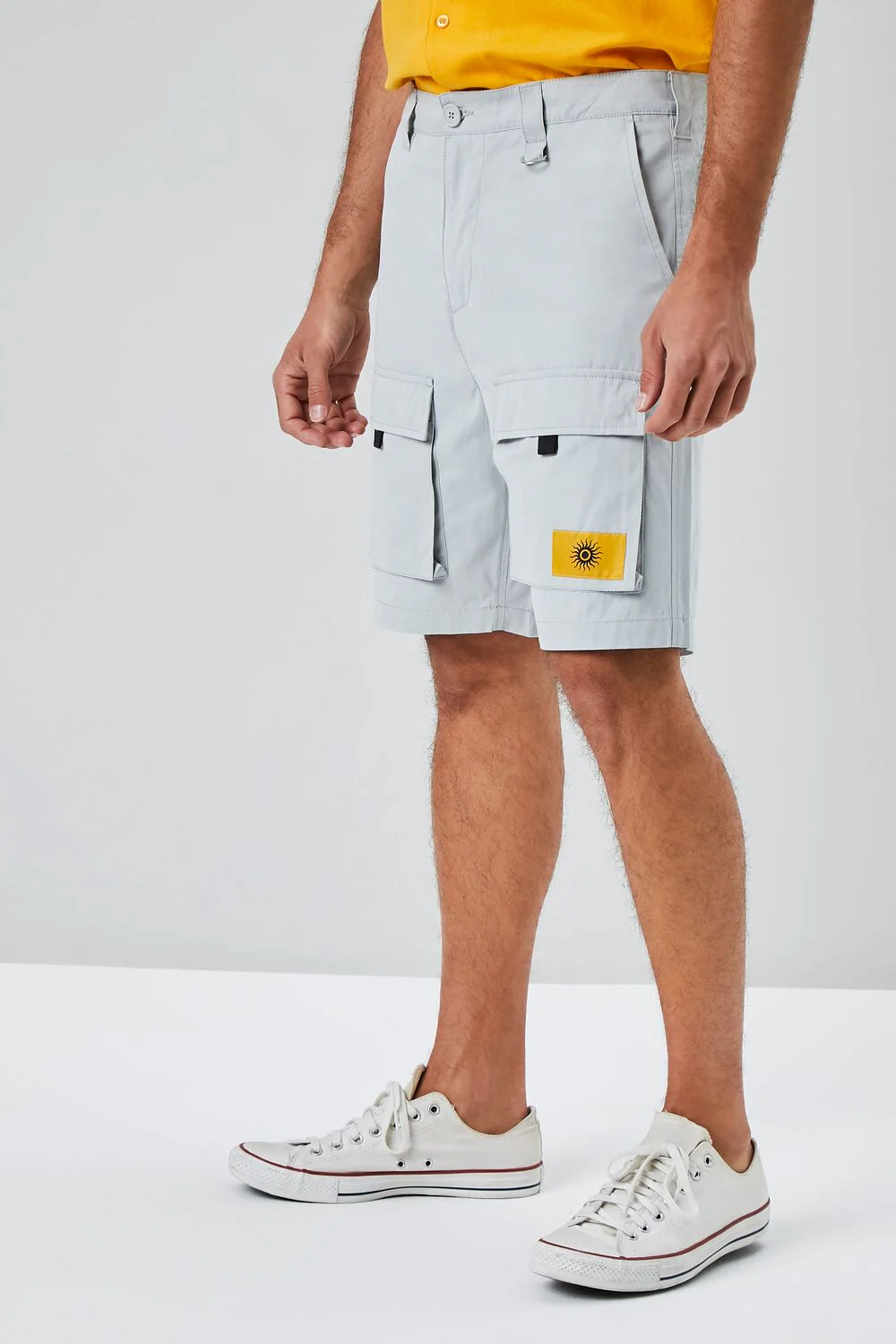 Sun Patch Graphic Cargo Shorts - Image 9