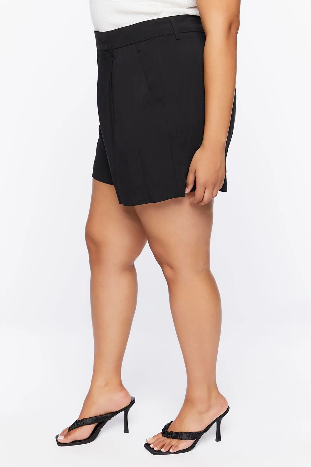 Plus Size High-Rise Shorts - Image 3