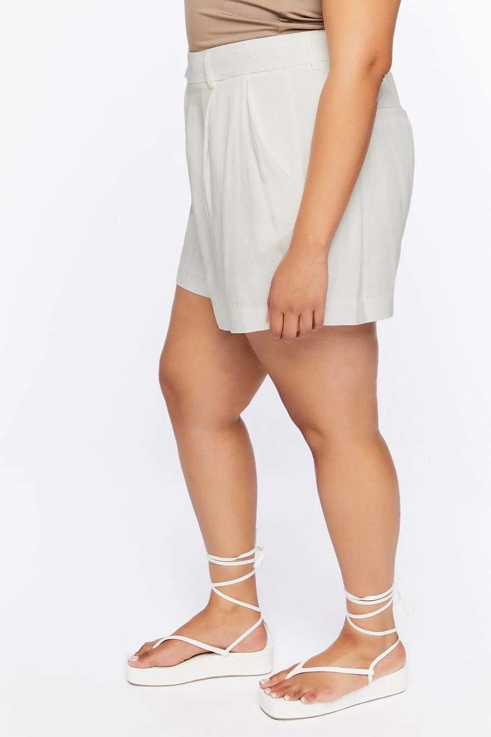 Plus Size High-Rise Shorts - Image 8