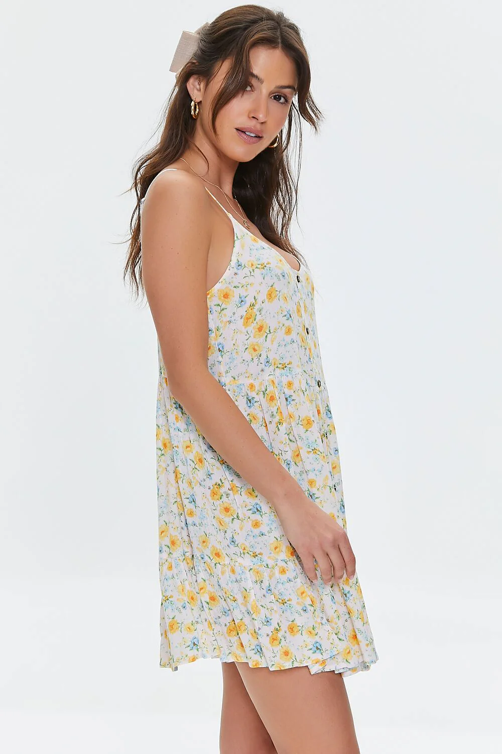 Ditsy Floral Print Cami Dress - Image 2