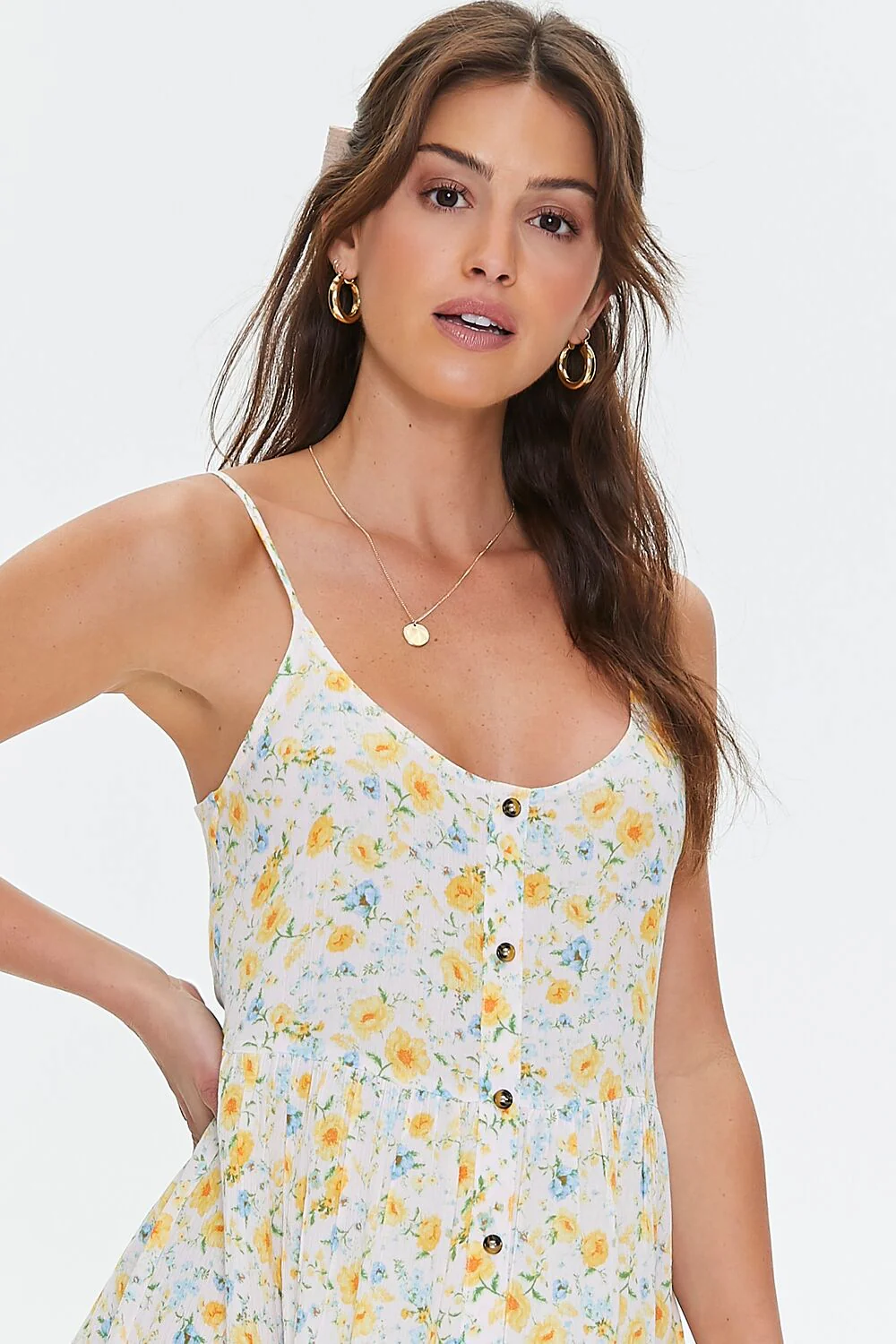 Ditsy Floral Print Cami Dress - Image 5