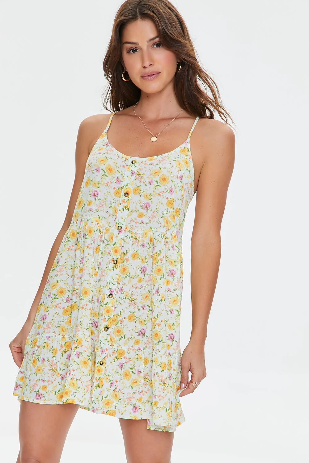Ditsy Floral Print Cami Dress - Image 6