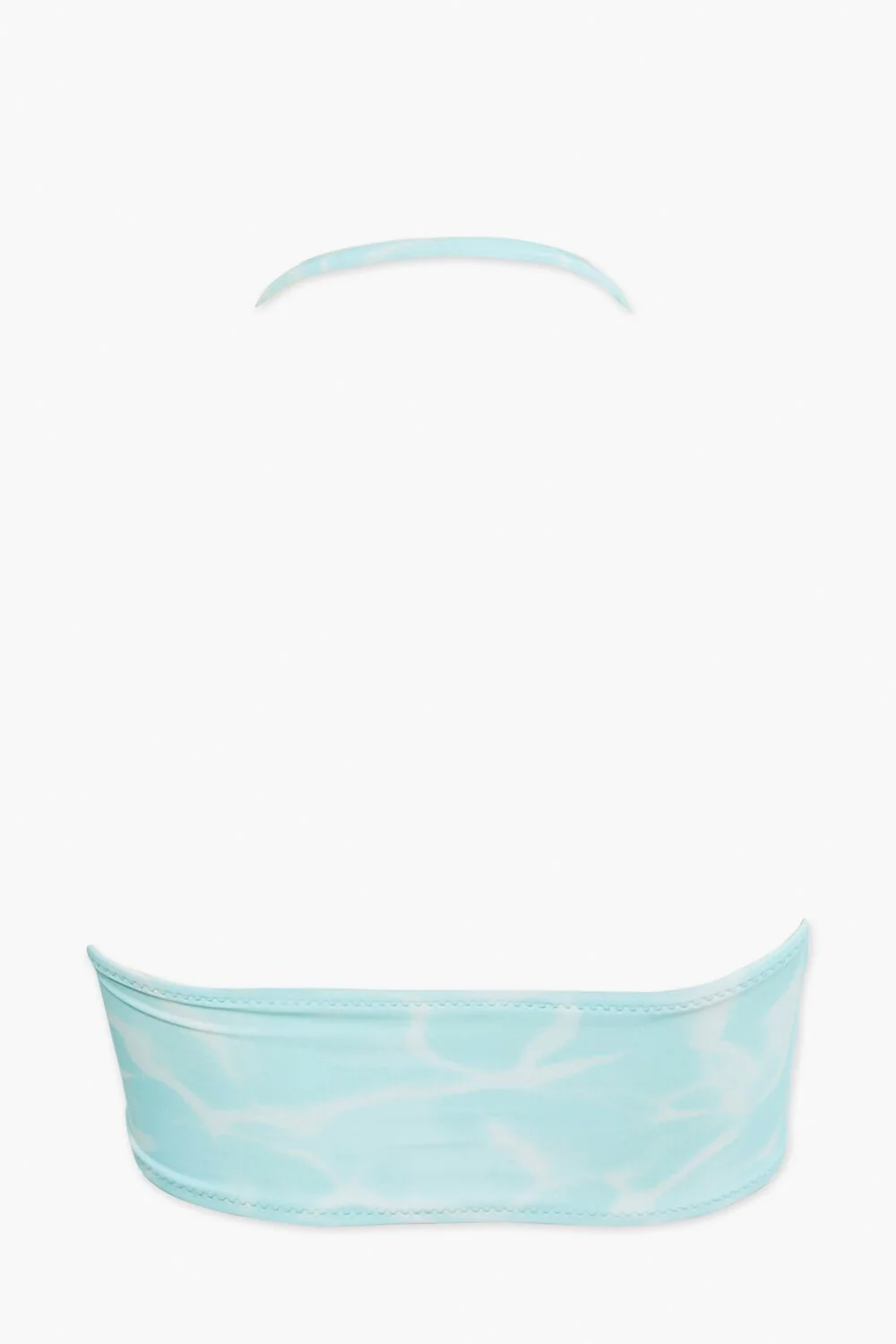 Water Print Bandeau Bikini Top - Image 6