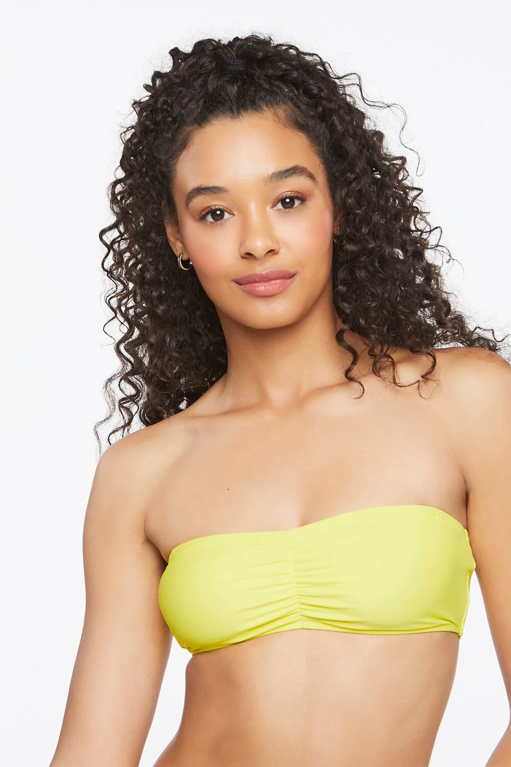 Ruched Bandeau Bikini Top - Image 4