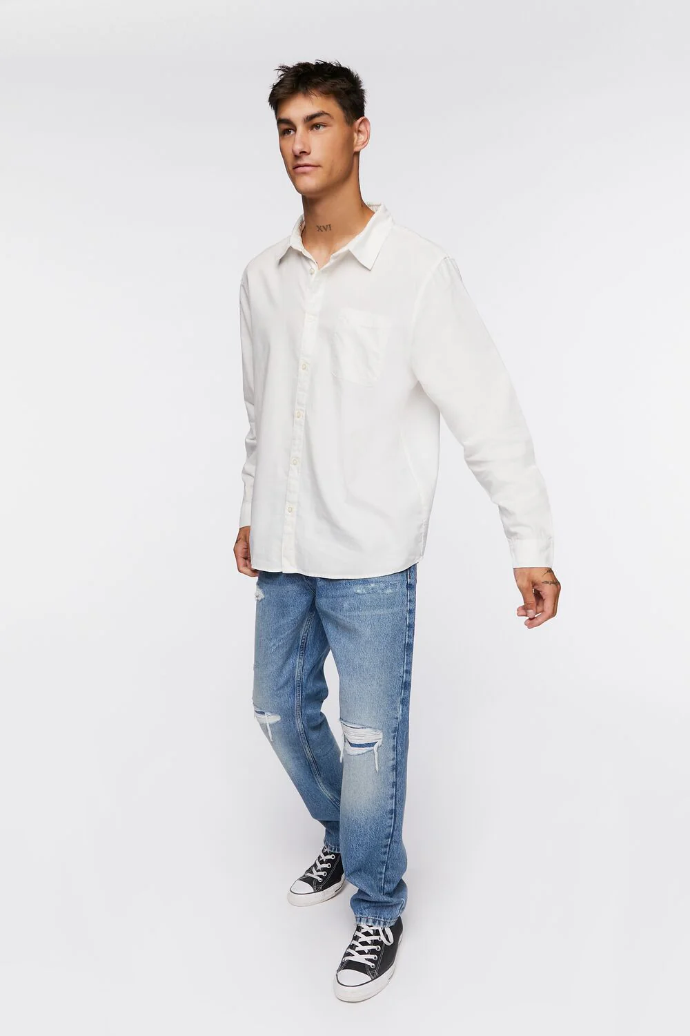 Cotton Button-Up Shirt - Image 4