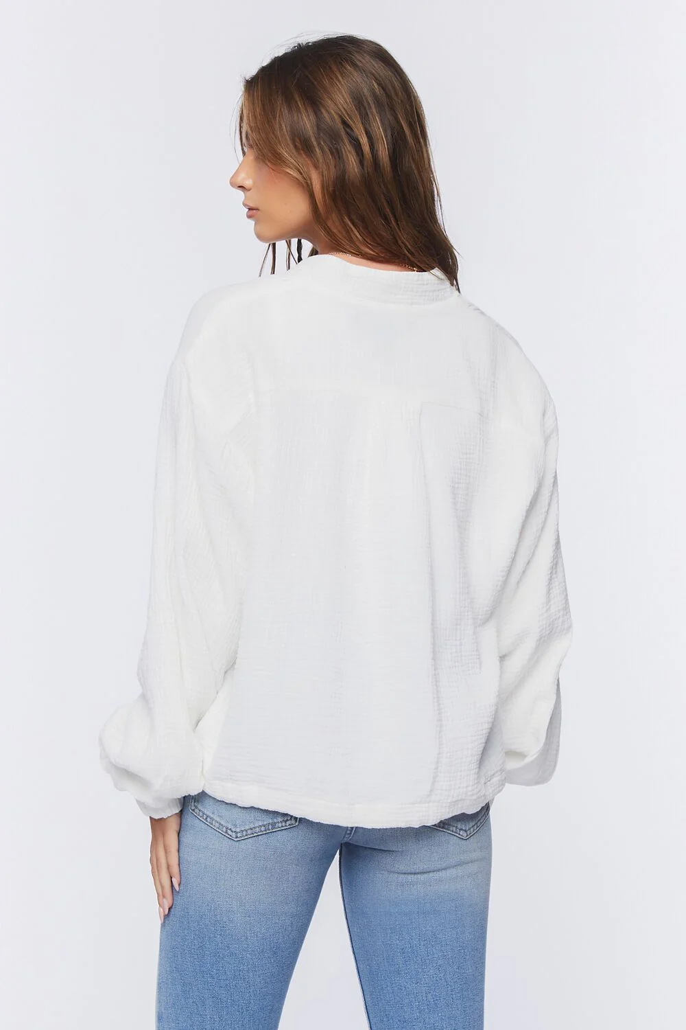 Gauze Bomber Jacket - Image 3