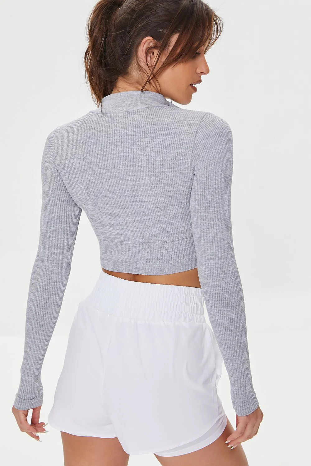 Active Zip-Up Cropped Jacket - Image 3