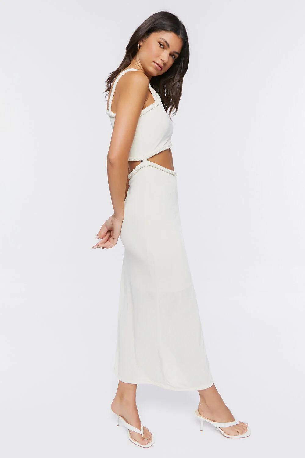 One-Shoulder Cutout Midi Dress - Image 3