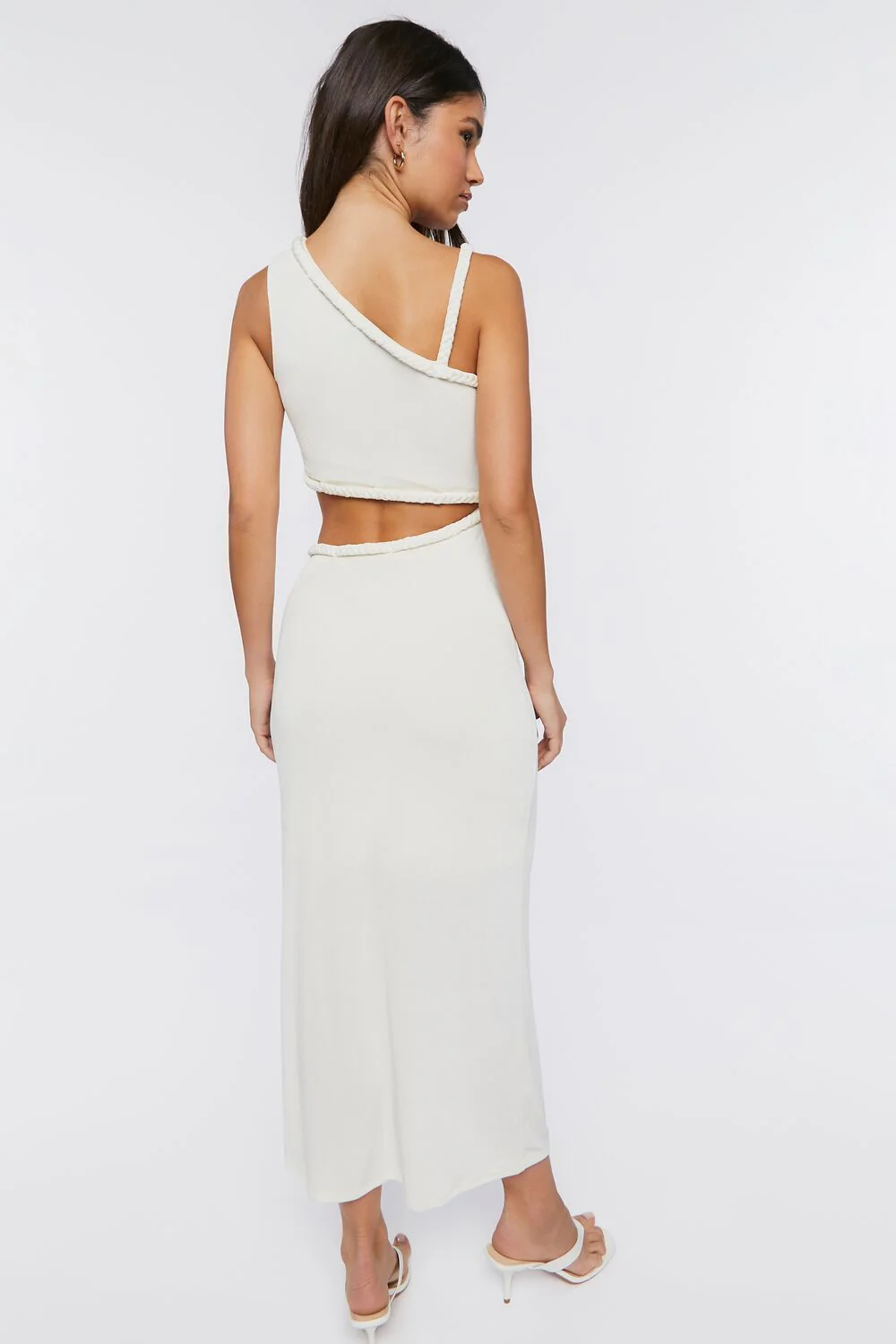 One-Shoulder Cutout Midi Dress - Image 4