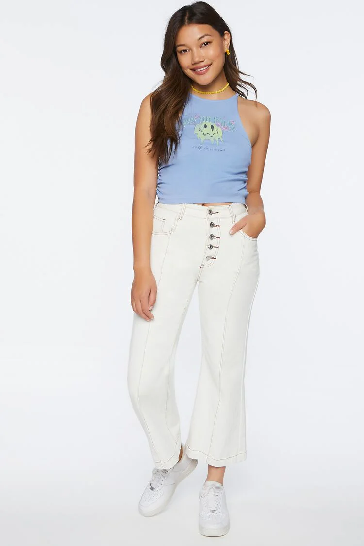 Self Love Club Graphic Ruched Cami - Image 4