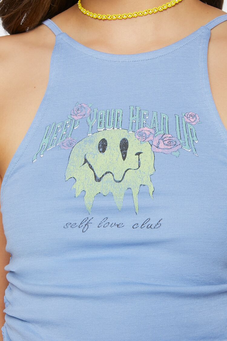Self Love Club Graphic Ruched Cami - Image 5