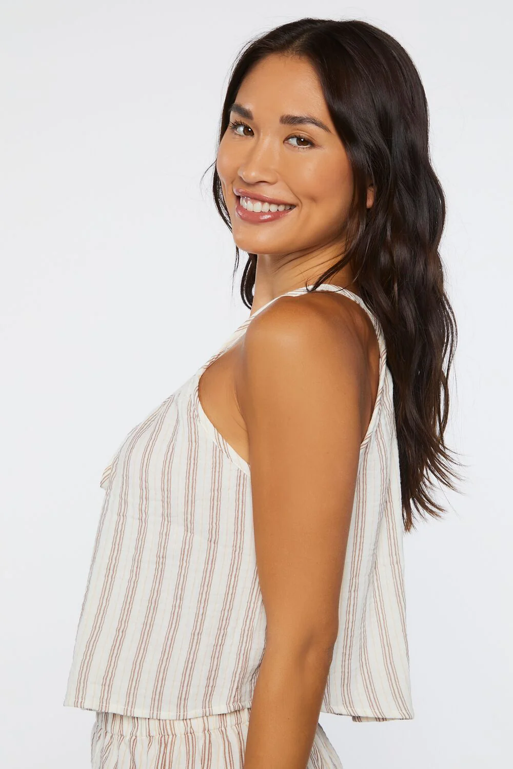 Striped Gauze Pajama Cami - Image 2