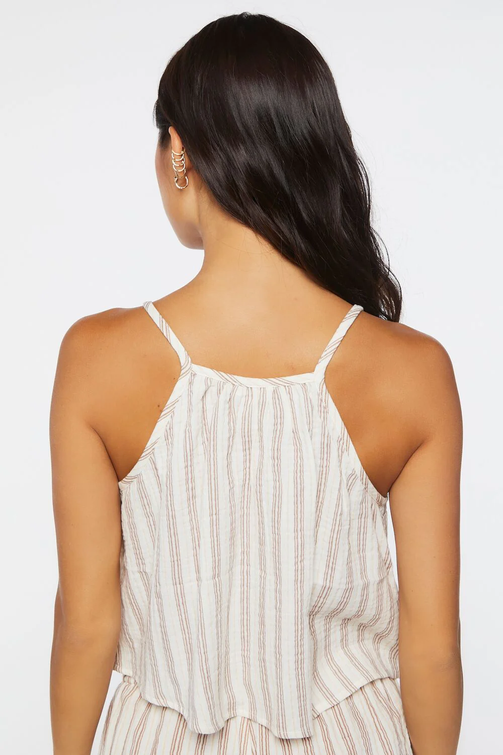 Striped Gauze Pajama Cami - Image 3