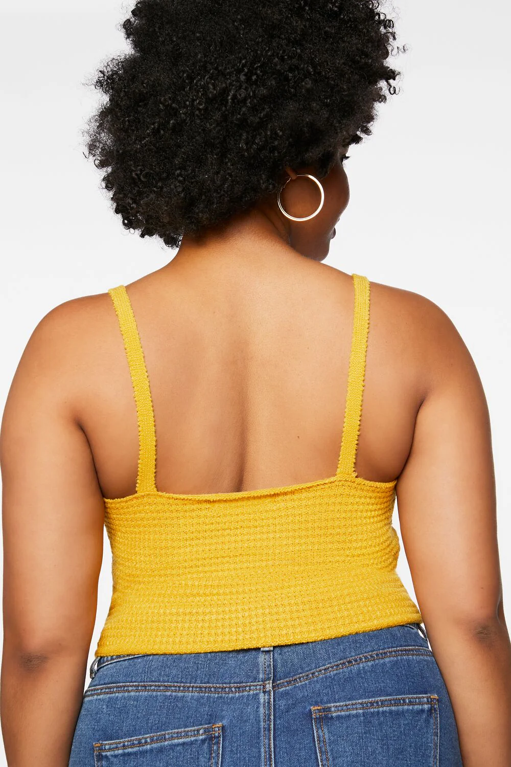 Plus Size Sweater-Knit Cropped Cami - Image 3