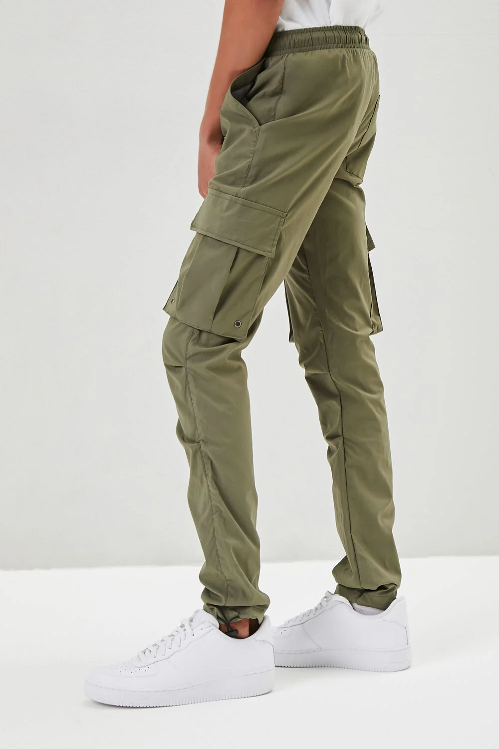 Drawstring Cargo Joggers - Image 3