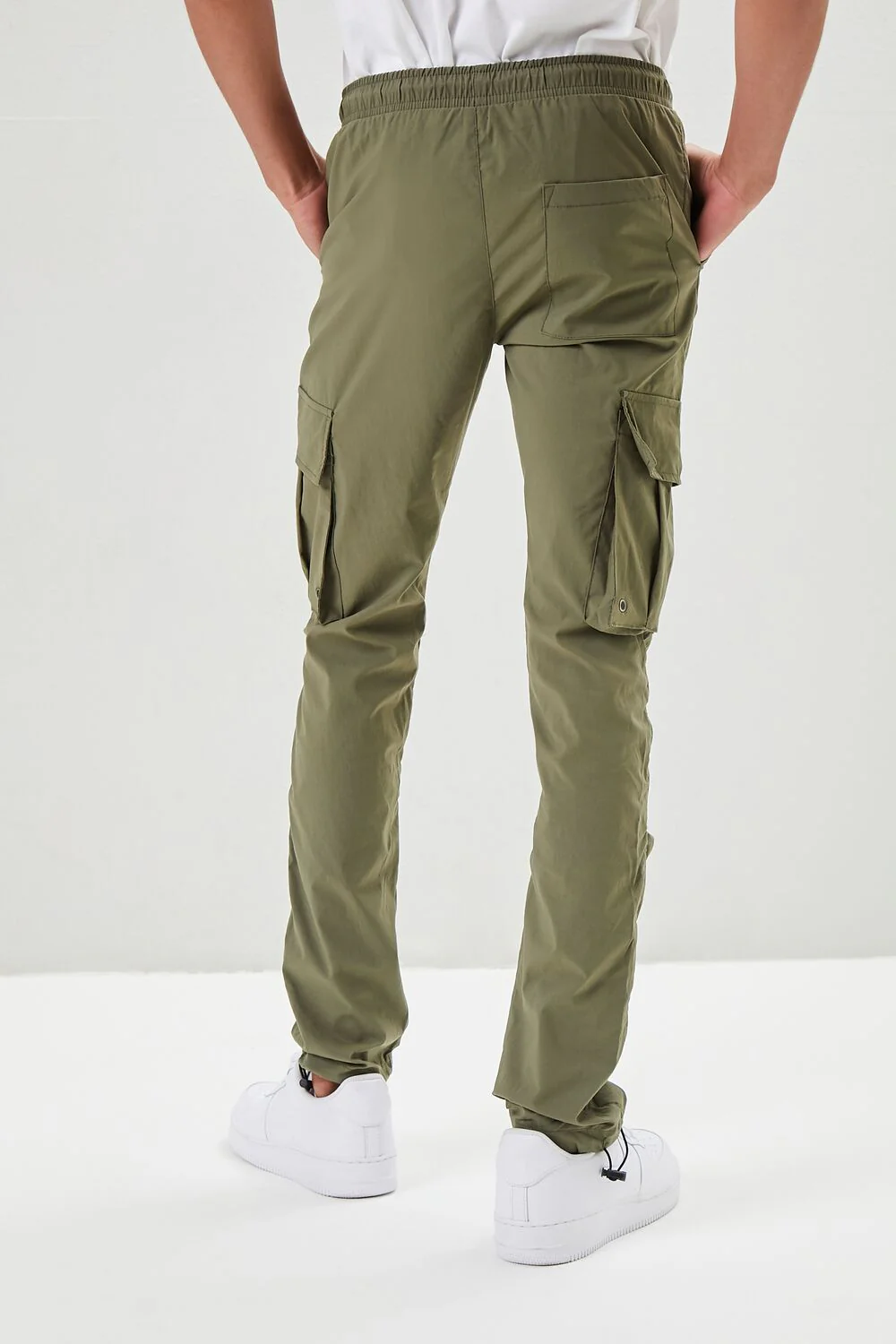 Drawstring Cargo Joggers - Image 4