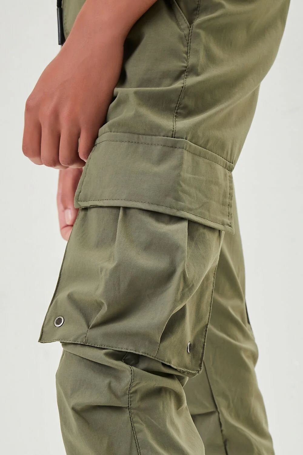 Drawstring Cargo Joggers - Image 5